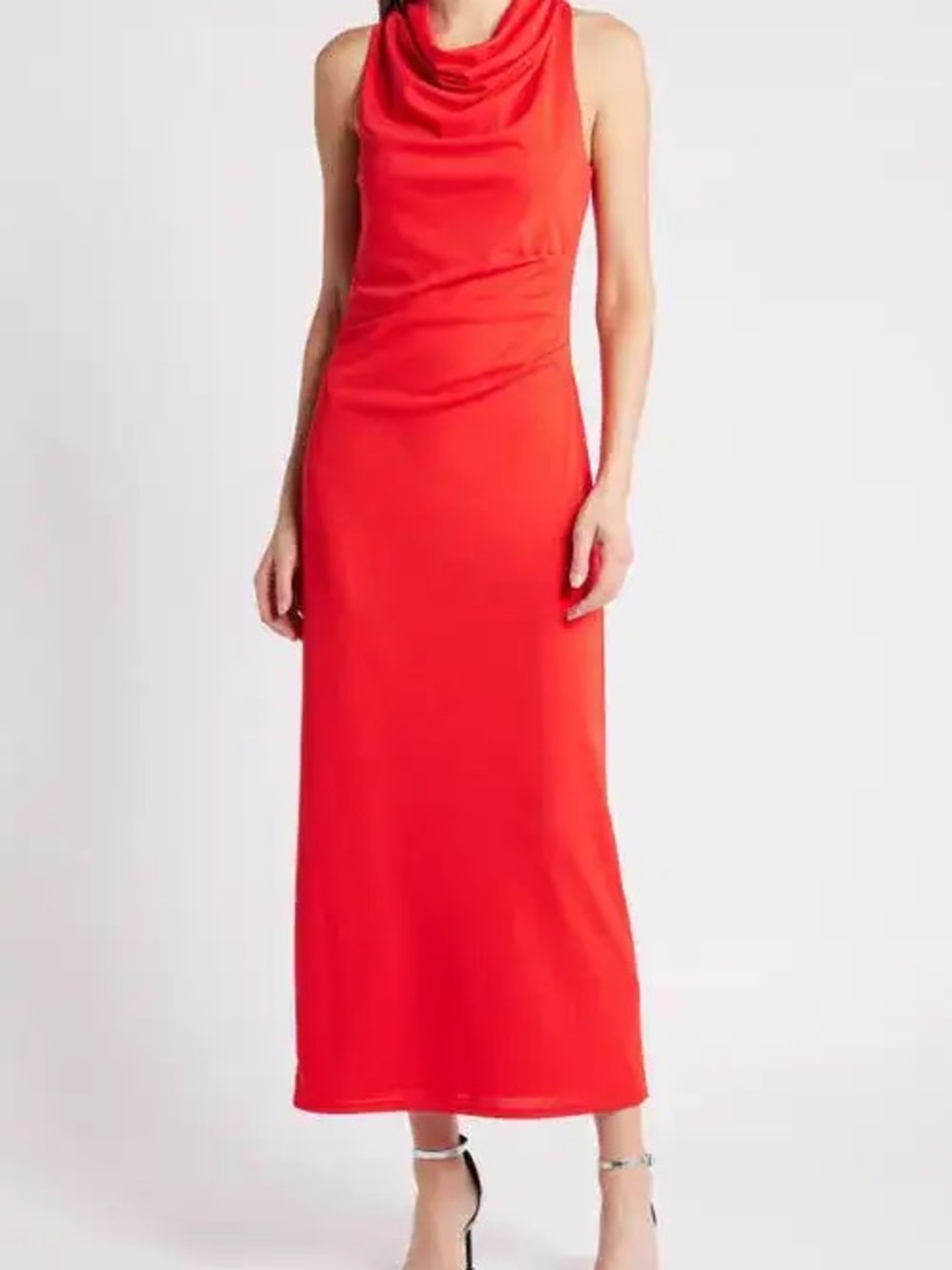 WAYF The Georgina Cowl Neck Gown